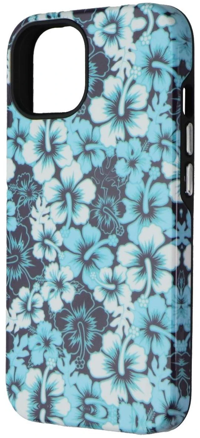 Main image of MyBat Pro Fuse Series Case for MagSafe Apple iPhone 14 - Blue Hibiscus