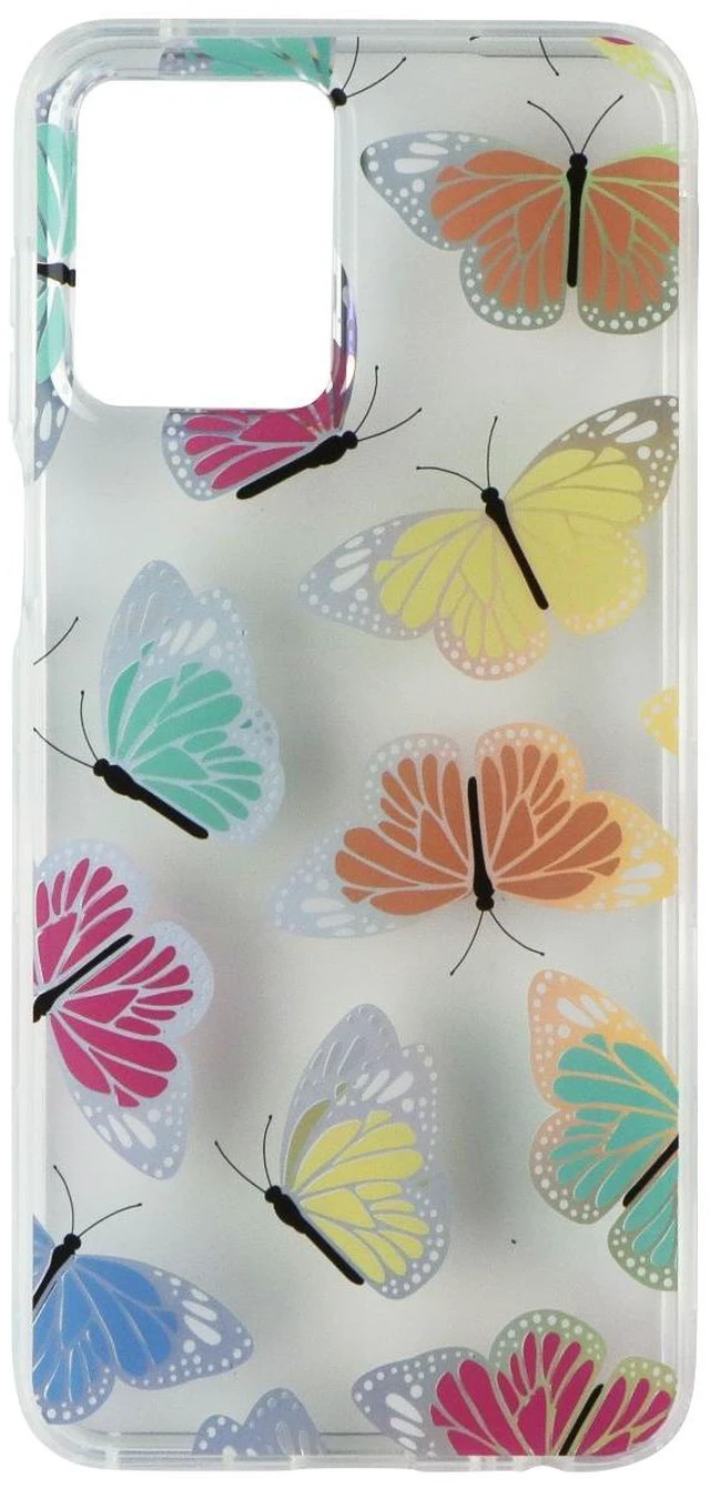 Alt view image 2 of 3 - MyBat Pro Mood Series Hard Case for Motorola Moto G 5G (2023) - Neon Butterflies