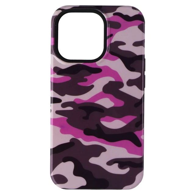 Alt view image 2 of 3 - MyBat Pro Fuse Series Case for Apple iPhone 13 Pro - Pink Camo