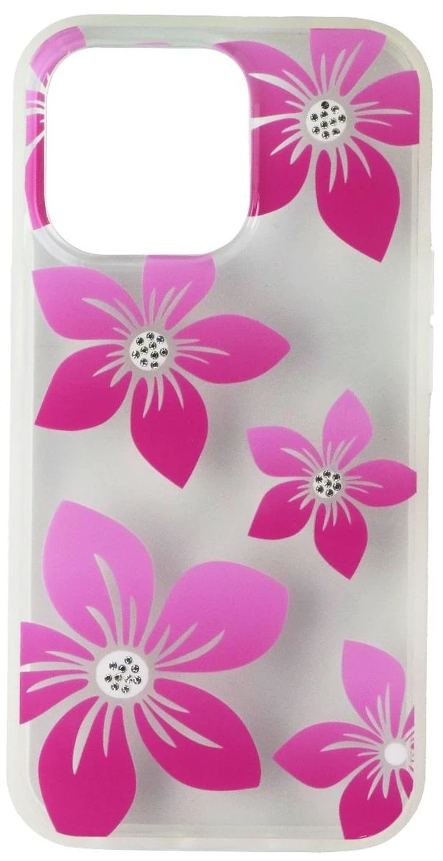 Alt view image 2 of 3 - Mybat Pro Mood Series Case for Apple iPhone 13 Pro - Pink Blossom