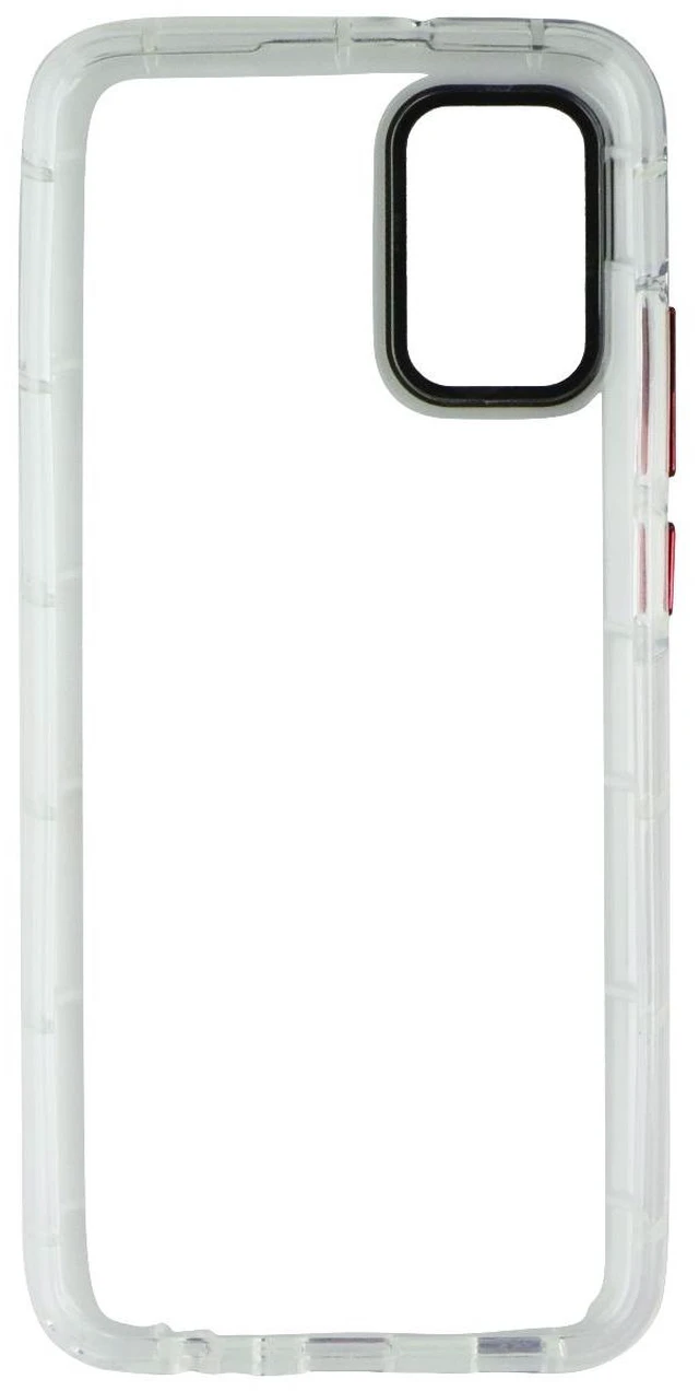 Alt view image 3 of 4 - Zizo Surge Series Case w/ Customizable Buttons for Samsung Galaxy A02s - Clear