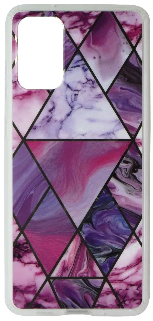 Alt view image 2 of 3 - MyBat Pro Fusion Series Case for Samsung Galaxy S20 Plus - Purple Marble
