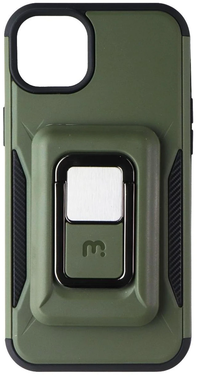 Alt view image 2 of 4 - MyBat Pro Stealth Series Case with MagKick for Apple iPhone 14 Plus - Army Green