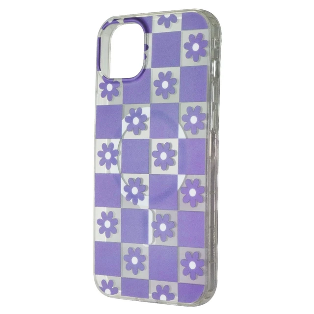 Main image of MyBat Pro Mood Series Case for MagSafe for iPhone 14 Plus - Retro Purple Floral
