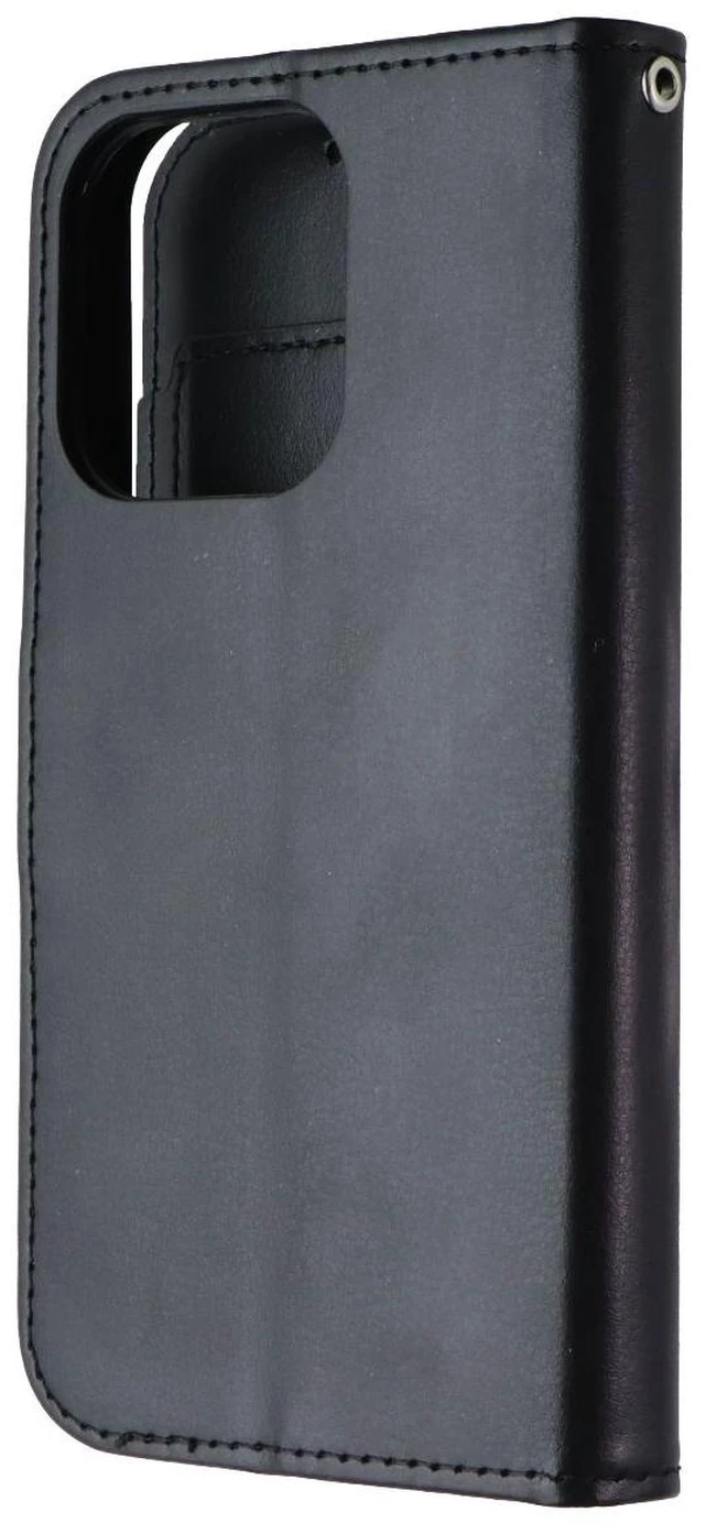Main image of MyBat Pro MyJacket Xtra Series Wallet Case for Apple iPhone 15 Pro - Black