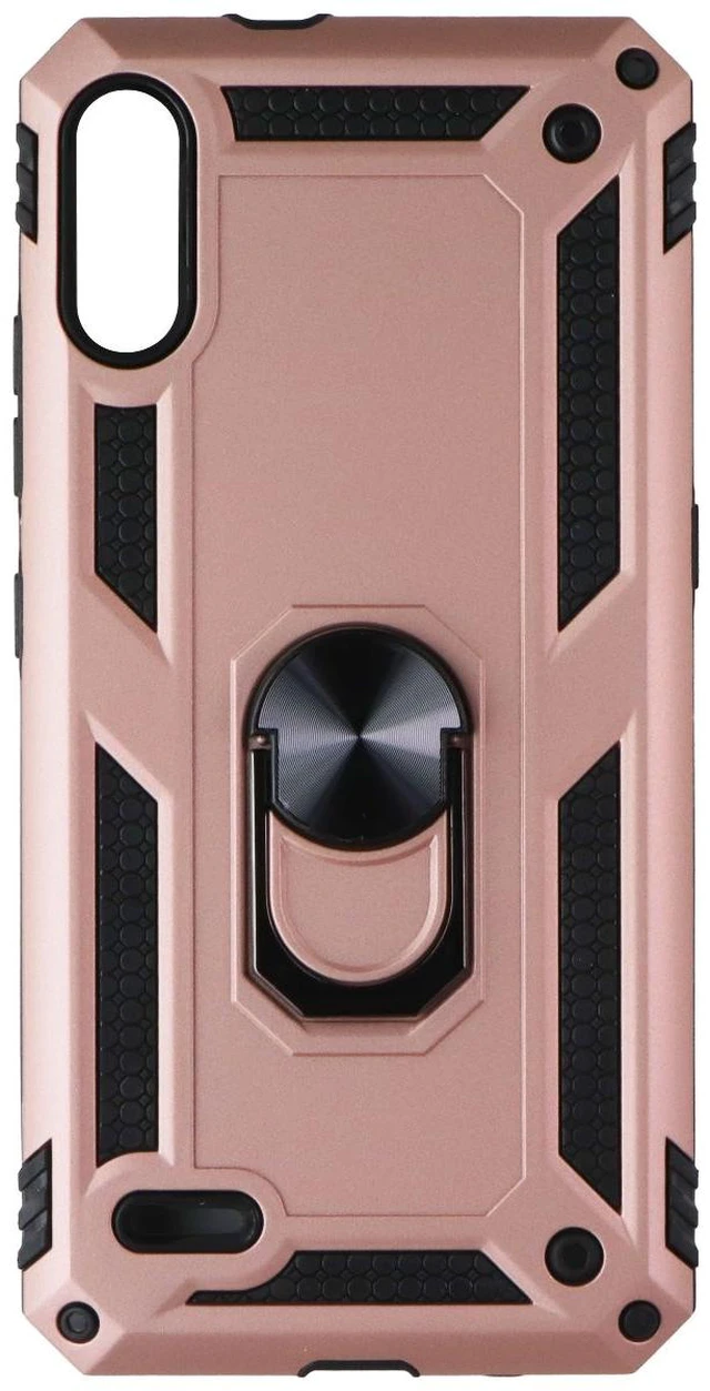 Alt view image 2 of 3 - MyBat Pro Anti-Drop Series Ring Stand Case for LG K22 - Rose Gold / Black
