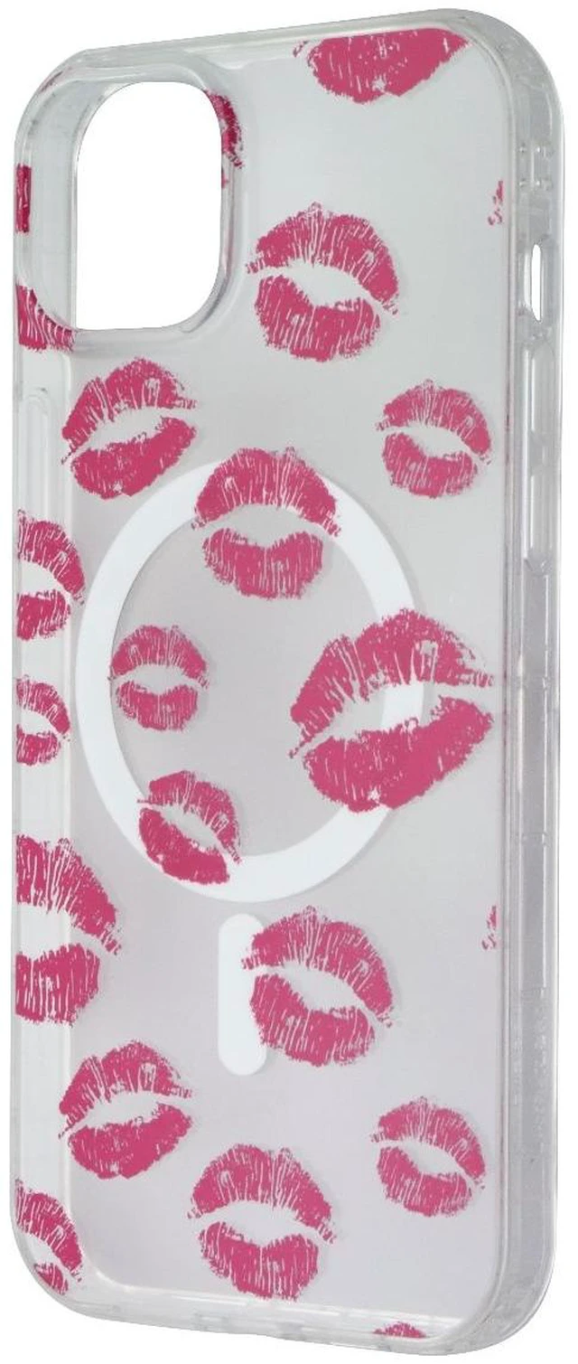 Main image of MyBat Pro Mood Series Hard Case for MagSafe for iPhone 15 Plus - Kisses/Clear
