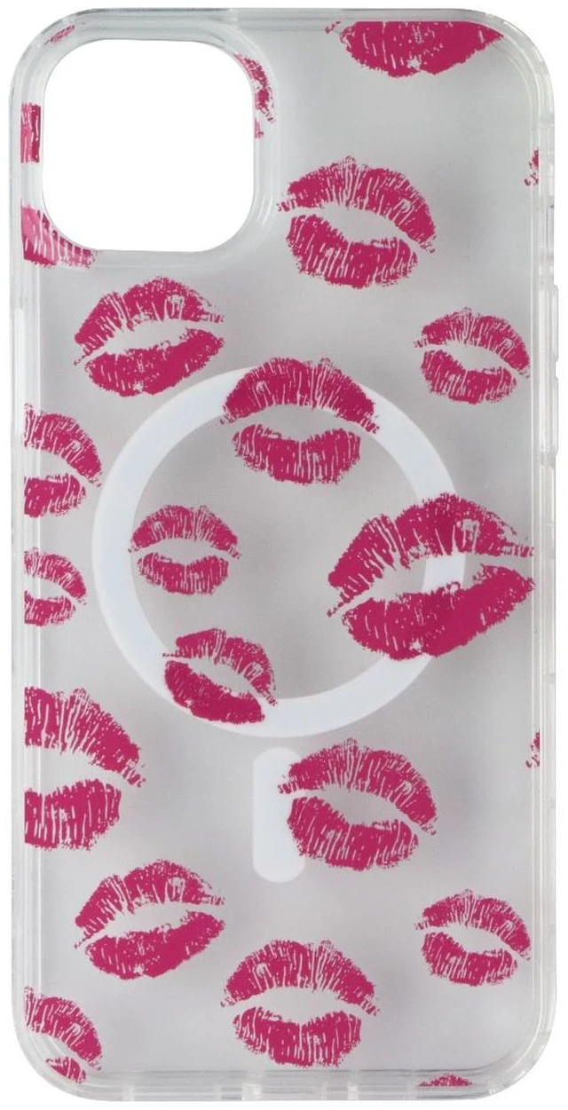 Alt view image 2 of 3 - MyBat Pro Mood Series Hard Case for MagSafe for iPhone 15 Plus - Kisses/Clear