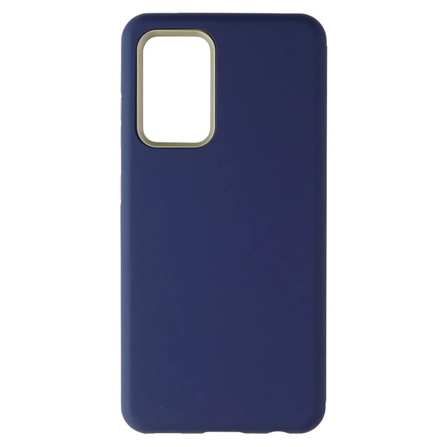 Alt view image 2 of 3 - MyBat Pro Fuse Series Case for Samsung Galaxy A52 5G - Dark Blue / Gold