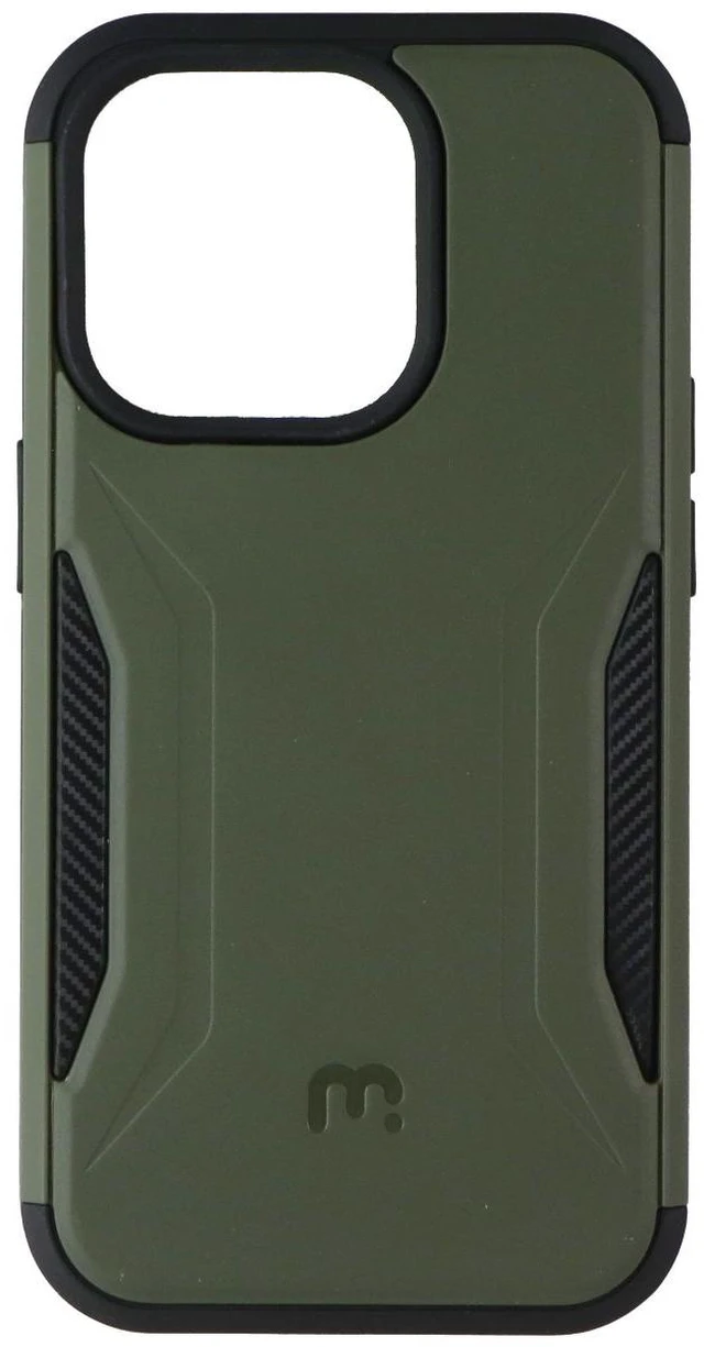 Alt view image 2 of 5 - MyBat Pro Stealth Series Case with MagKick for Apple iPhone 14 Pro - Army Green