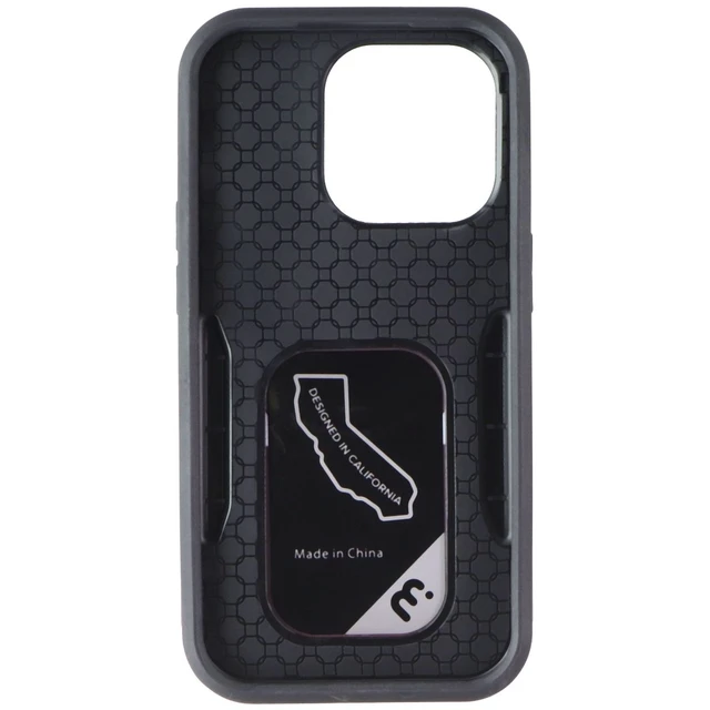 Alt view image 3 of 5 - MyBat Pro Stealth Series Case with MagKick for Apple iPhone 14 Pro - Plum