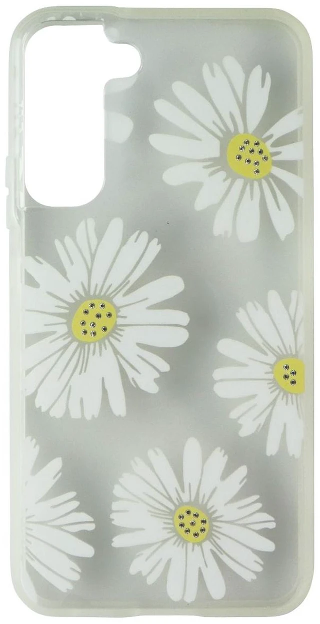 Alt view image 2 of 3 - MyBat Pro Mood Series Case for Samsung Galaxy (S22+) - Happy (Clear/Daisy)