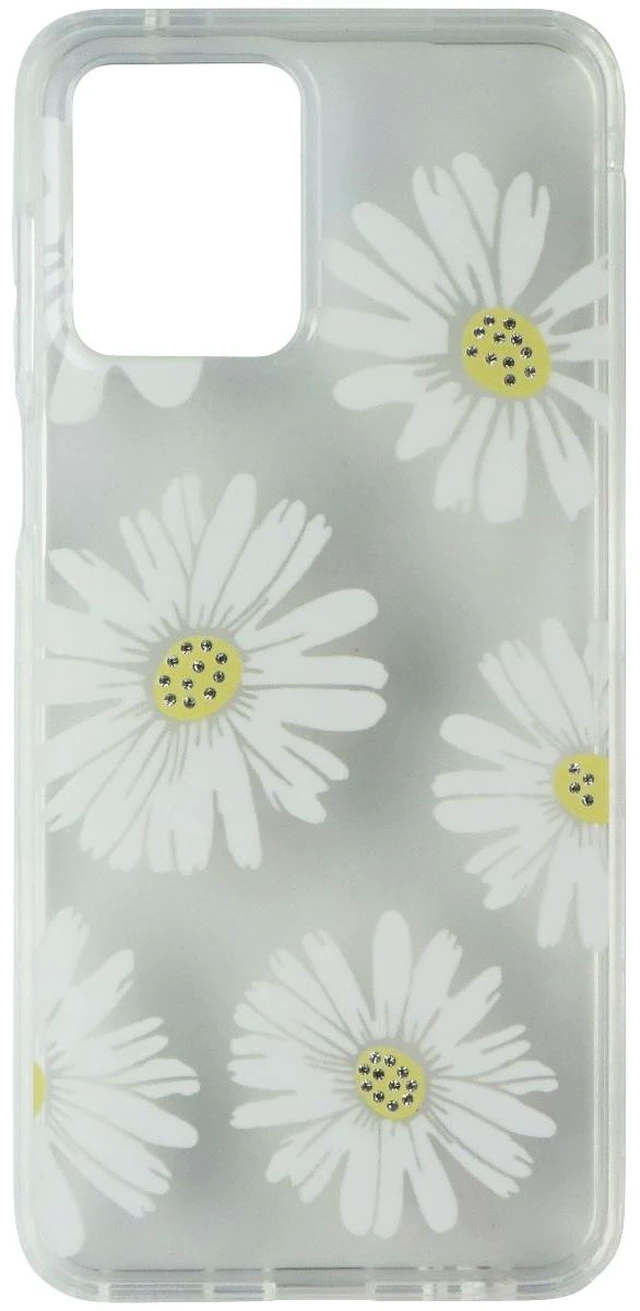 Alt view image 2 of 3 - Mybat Mood Series Case for Motorola Moto G 5G (2023) - Happy (Clear/Daisy)
