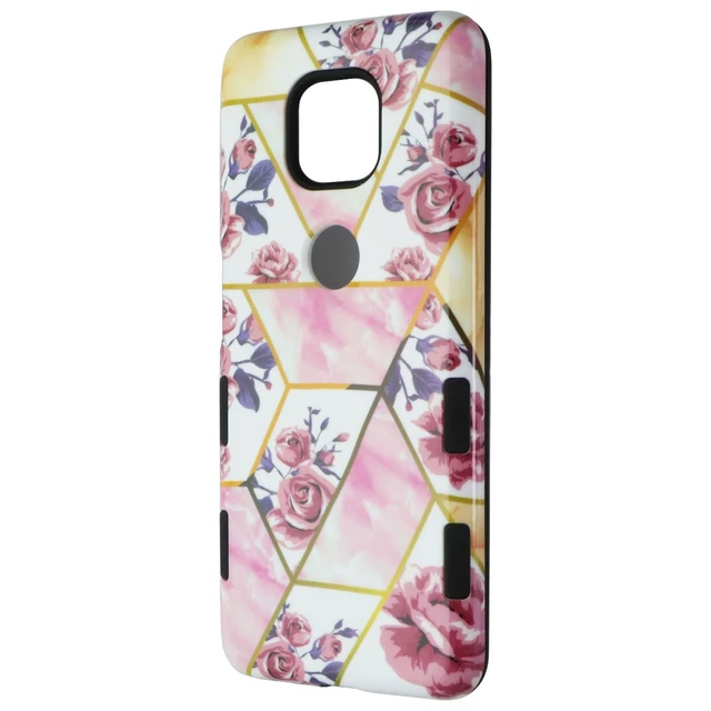 Main image of MyBat Pro TUFF Subs Series Case for Motorola Moto G Power (2021) - Marble Roses