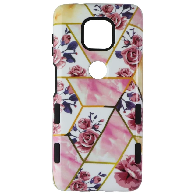 Alt view image 2 of 3 - MyBat Pro TUFF Subs Series Case for Motorola Moto G Power (2021) - Marble Roses