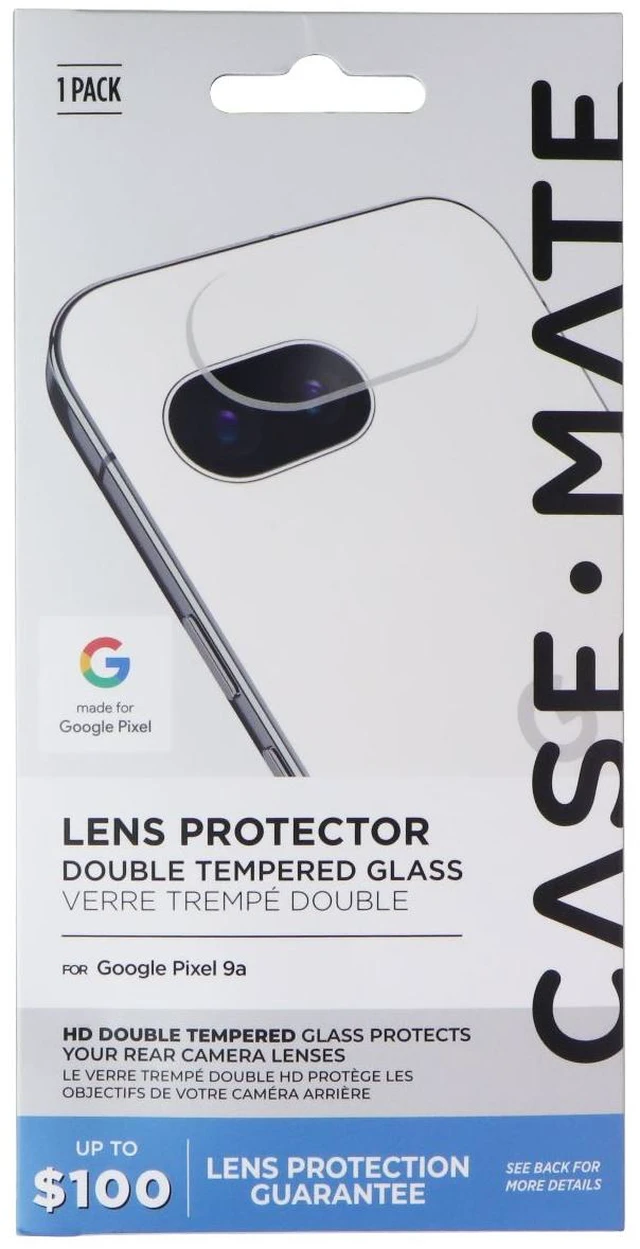Main image of Case-Mate Double Tempered Glass Lens Protector for Google Pixel 9a