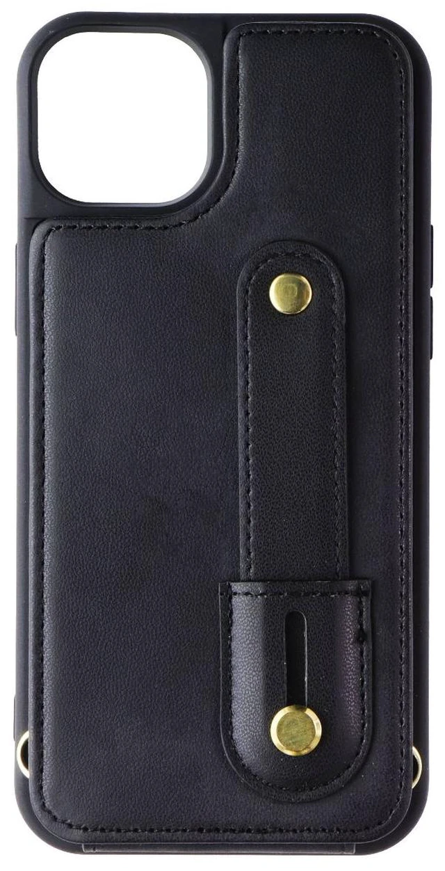 Alt view image 2 of 5 - Mybat Pro Clutch Series Crossbody Wallet Case for Apple iPhone 15 Plus - Black