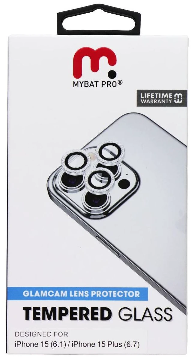 Main image of Mybat Pro Glamcam Tempered Glass Lens Protector for iPhone 15 / 15 Plus