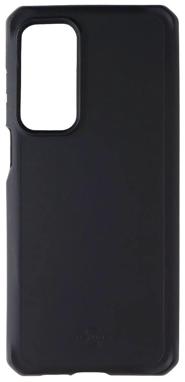 Alt view image 2 of 8 - ITSKINS Spectrum Silk Series Case for Motorola Moto Edge (2021) - Black