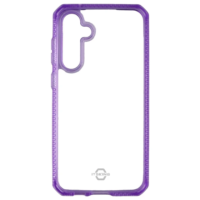 Alt view image 2 of 3 - ITSKINS Hybrid_R Clear Series Case for Samsung Galaxy S23 FE 5G - Light Purple