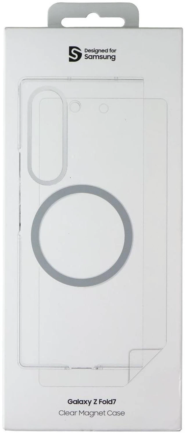 Main image of Samsung Official Clear Magnet Case and Film for Galaxy Z Fold7 - Transparent