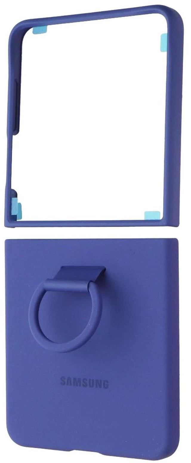 Main image of Samsung Official Ring Case (Silicone) for Galaxy Z Flip7 - Navy