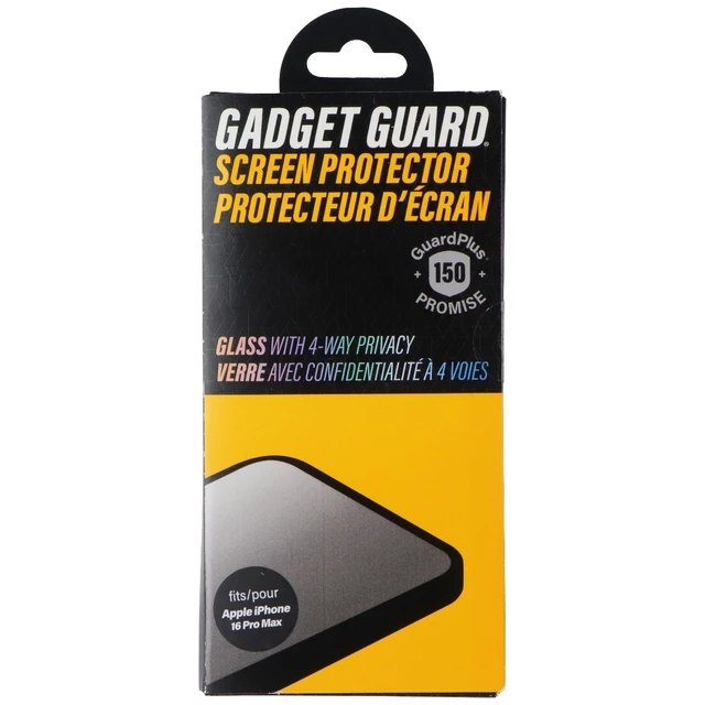 Main image of Gadget Guard - Glass with 4 Way Privacy - Screen Protector for iPhone 16 Pro Max