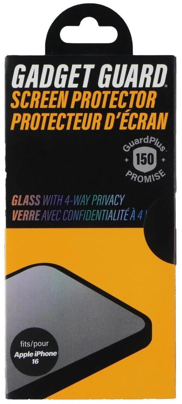 Main image of Gadget Guard - Glass with 4 Way Privacy - Screen Protector for iPhone 16