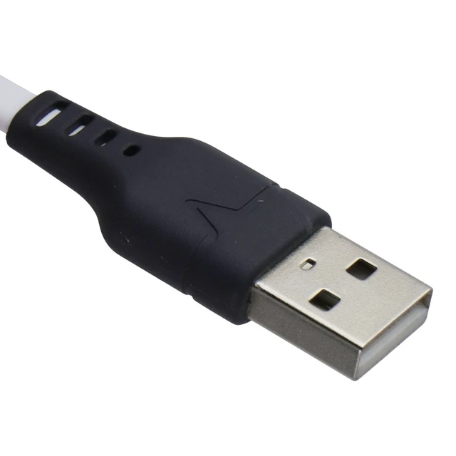 Alt view image 2 of 5 - VENTEV 3.3 Foot USB-A to Lightning (8-Pin) High Speed Flat Cable - White