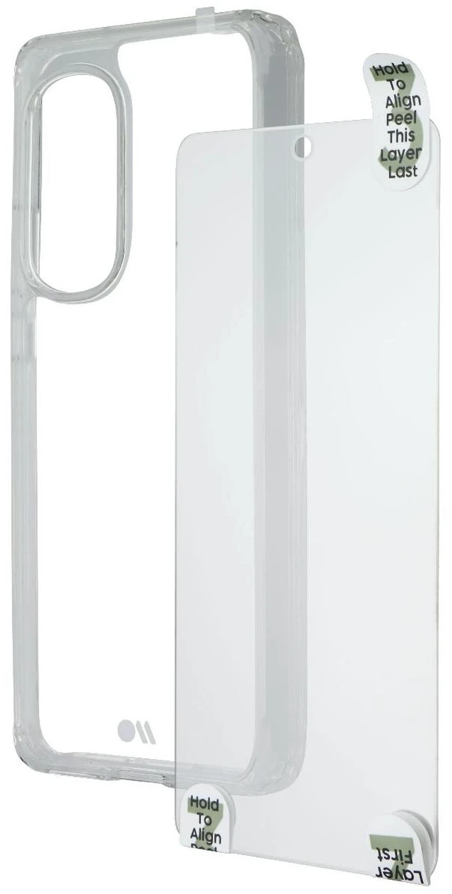 Main image of Case-Mate Protection Pack Case & Screen Protector for Moto G Edge (2022) - Clear