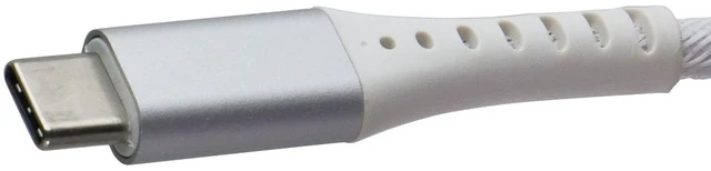 Alt view image 3 of 5 - Ventev 10 Foot Alloy USB-C to Lightning 8-Pin Ultra Durable Cable - White