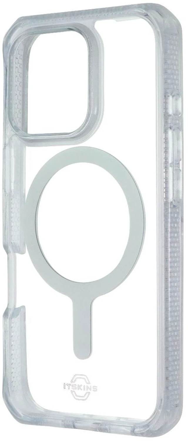 Main image of ITSKINS Hybrid_R // Mood Case for MagSafe for Apple iPhone 16 Pro - Clear/Purple