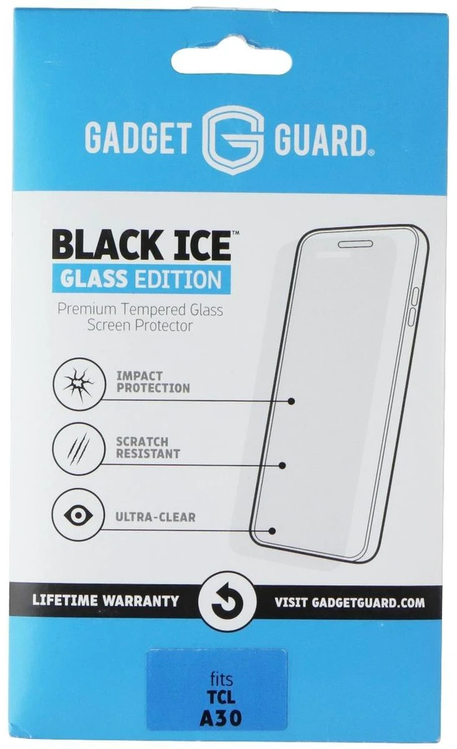 Main image of Gadget Guard Black Ice Glass Screen Protector for TCL A30