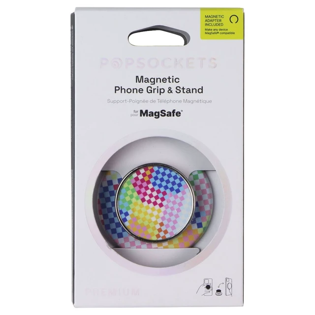Alt view image 5 of 6 - PopSockets Magnetic Phone Grip & Stand with Adapter Ring for MagSafe - Weave
