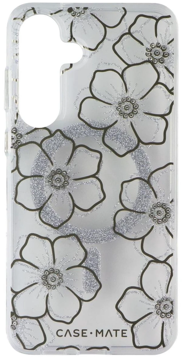 Alt view image 2 of 3 - Case-Mate Magnetic Case for Samsung Galaxy S25 FE - Floral Gems