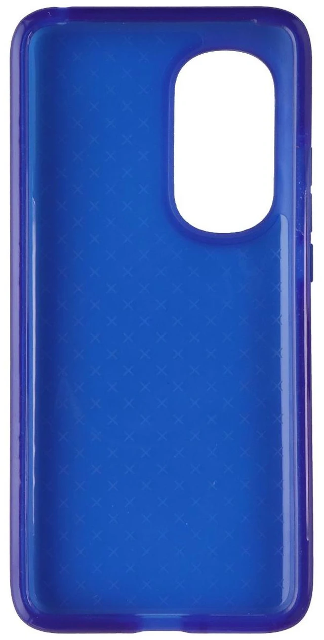 Alt view image 3 of 4 - Tech21 EvoCheck Series Gel Case for Motorola Edge (2022) - Blue