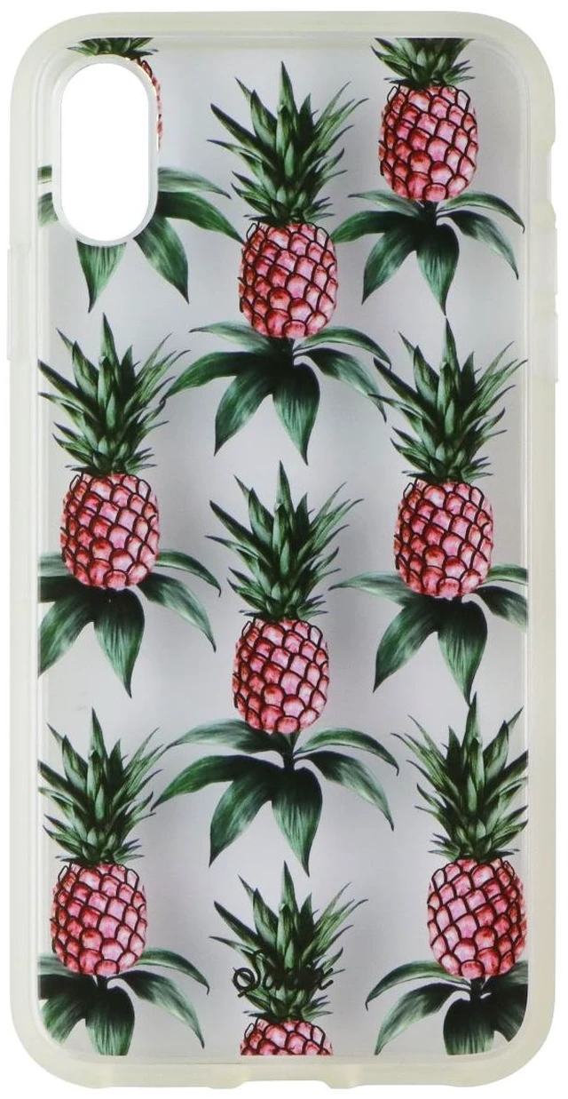 Alt view image 2 of 3 - Sonix Clear Series Case for Apple iPhone XS Max - Pink Pineapple