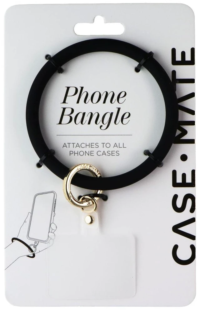 Main image of Case-Mate Universal Phone Bangle Bracelet for Phone Cases - Black