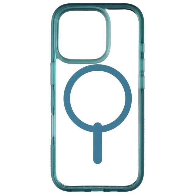 Alt view image 2 of 3 - ZAGG Santa Cruz Case for MagSafe for Apple iPhone 16 Pro - Retro Blue