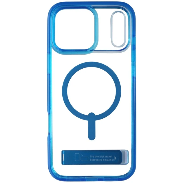 Alt view image 2 of 3 - ZAGG Santa Cruz Snap Kickstand Case for MagSafe for iPhone 17 Pro Max - Blue