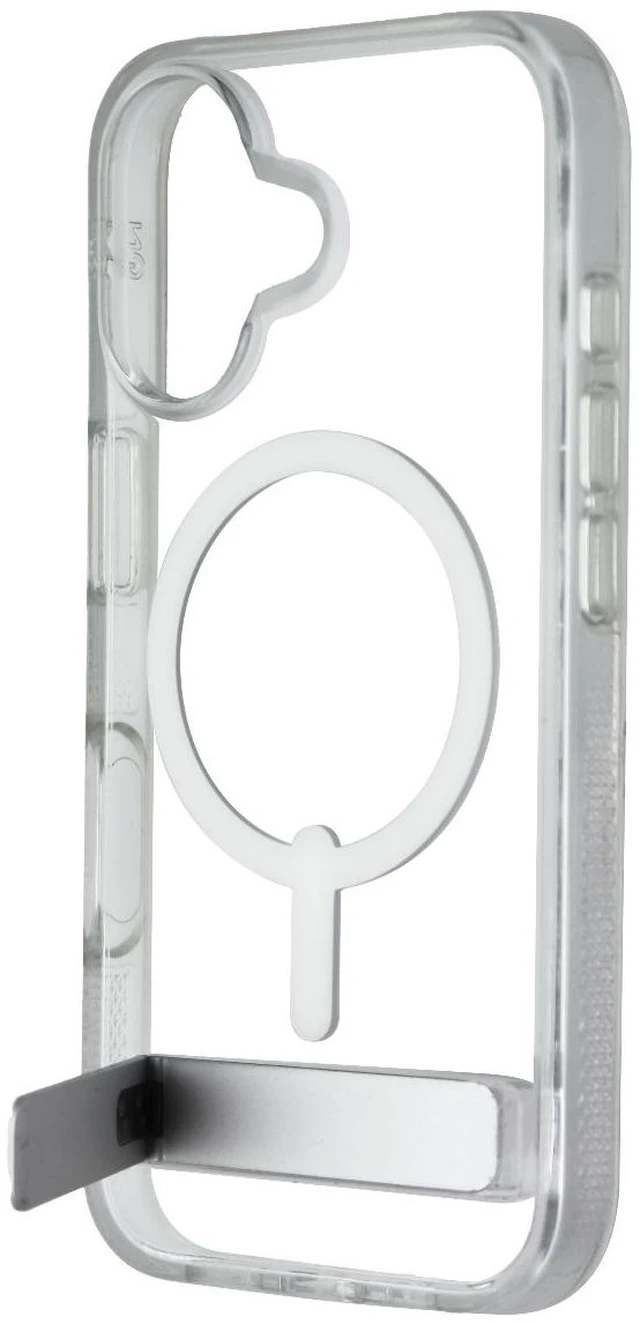 Main image of ZAGG Crystal Palace Snap Kickstand Case for MagSafe for Apple iPhone 16 - Clear