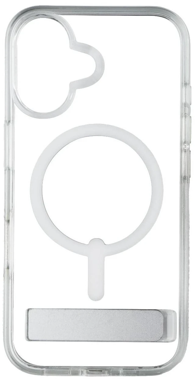 Alt view image 2 of 3 - ZAGG Crystal Palace Snap Kickstand Case for MagSafe for Apple iPhone 16 - Clear