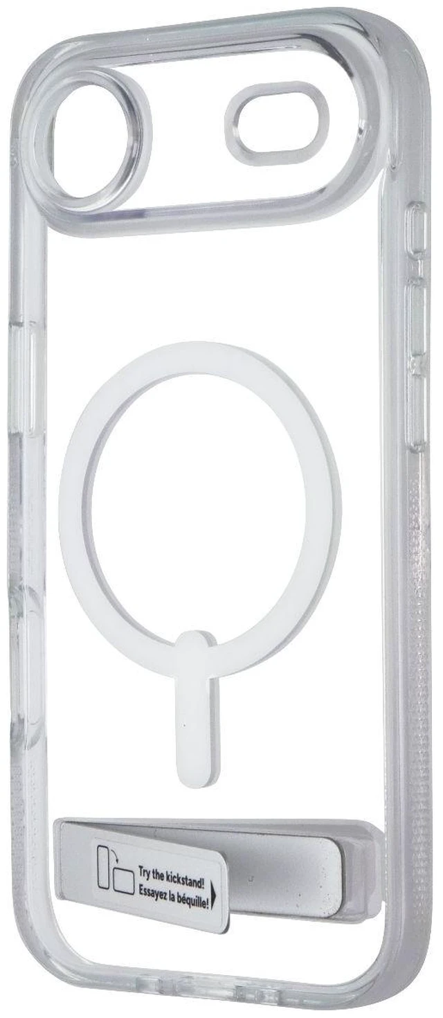 Main image of ZAGG Crystal Palace Snap Kickstand Case for MagSafe for iPhone 17 Air - Clear
