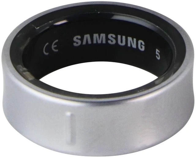 Alt view image 3 of 7 - Samsung Galaxy Ring - Ai Bluetooth Smart Ring - Titanium Silver (Size 5) SM-Q505
