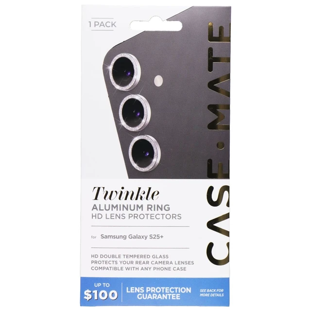 Main image of Case-Mate Aluminum Ring HD Lens Protectors for Samsung Galaxy S25 Plus - Twinkle