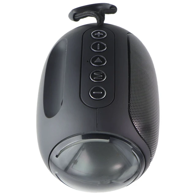 Alt view image 3 of 5 - MEGUO 5W Portable Bluetooth Wireless Speaker - Light Black (A66)