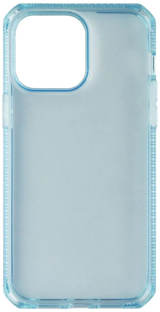 Alt view image 2 of 3 - ITSKINS Spectrum_R // Clear Series Case for Apple iPhone 14 Pro Max - Light Blue