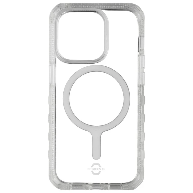 Alt view image 2 of 3 - ITSKINS Supreme_R Clear Case for MagSafe for Apple iPhone 14 Pro - Transparent