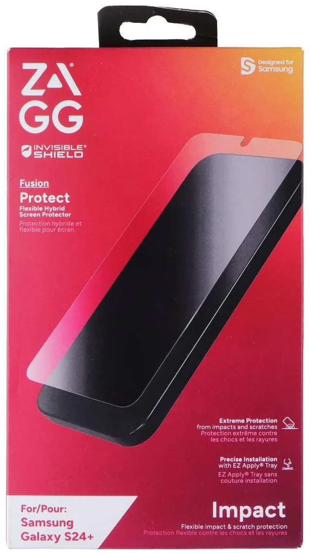 Main image of ZAGG Fusion Protect - Flexible Hybrid Screen Protector for Samsung Galaxy (S24+)