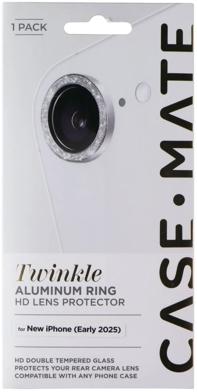 Main image of Case-Mate HD Aluminum Ring HD Lens Protector for Apple iPhone 16e - Twinkle